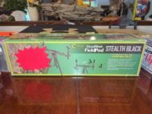 (DR) CALDWELL DEADSHOT FIELD POD HUNTING TARGET SHOOTING TRIPOD ADJUSTABLE STAND, BOX IS TAPED
