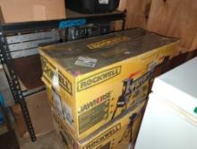 (GAR) ROCKWELL JAWHORSE PORTABLE WORKSTATION, TAPE SEALED BOX, APPEARS NEAR NEW.