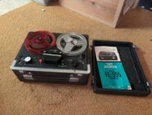 (DR) VINTAGE FUJIYA FL-555 TAPE RECORDER MADE IN JAPAN. COMES WITH MANUAL.