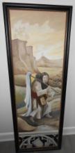 ST JAMES THE GREATER OIL ON CANVAS SIGNED
