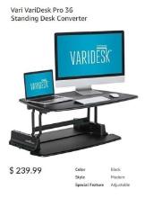 VARIDESK Pro36 Standing Desk