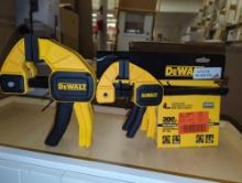DEWALT Medium and Large Trigger Clamp (4 Pack) In package, Appears to be New, stock photo for