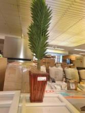 Small artificial palm/ fern. 5.5 in x 33.5 in. Appears to be New, sold as-is, where-is.