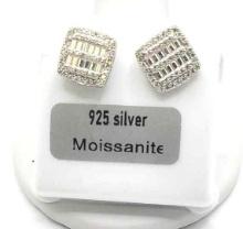 Moissanite Earrings $5 STS
