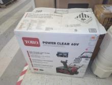 Toro 21 in. (53 cm) Power Clear e21 60V Snow Blower with 7.5Ah Battery and Charger, Model 39901,
