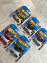 Brand New: 5 Hot Wheels assorted collectibles