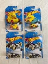 Brand New: 4 Hot Wheels assorted collectibles