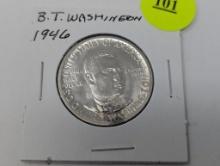 1946 Half Dollar - Booker T Washington Early Commemorative