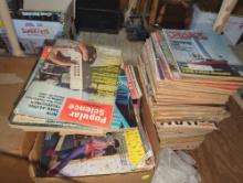 (GAR) LARGE LOT OF ASSORTED BOOKS TO INCLUDE, POPULAR SCIENCE MAY 1976, THE FAMILY HANDYMAN MARCH