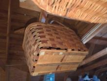 (GAR) Lot of 8 Woven Baskets in an Assortment of Styles and Patterns, Height Sizes Ranging From 3"
