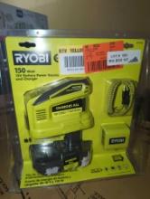 RYOBI 150-Watt Push Button Start Power Source and Charger for ONE+ 18-Volt Battery Generator with