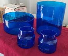 Blue Glass Set $5 STS