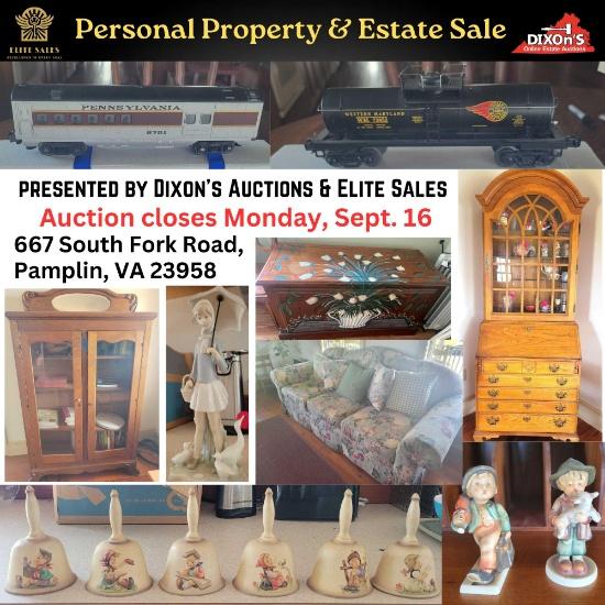 9/16/24 SouthFork Personal Property & Estate Sale.