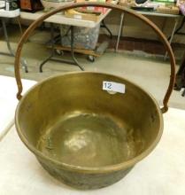 Brass Handled Pot - 14" x 12.5"