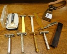 Vintage Shaving Items and Bell