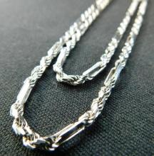 18K White Gold - Chain Necklace - 18" - 18.2 Grams