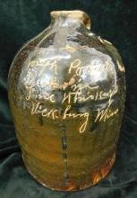 Vintage Whiskey Jug - Vicksburg - Mississippi - 10" x 7"