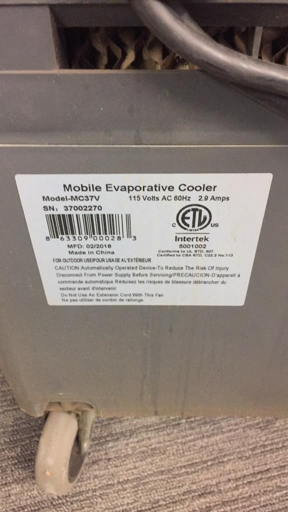 HESSAIRE COOLING MOBILE EVAPORATIVE COOLER