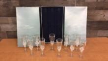10) D'ARQUES-DURAND FLORENCE CHAMPAGNE GLASSES