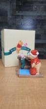 POOH & FRIENDS "A BIT OF HOLIDAY CHEER" FIGURINE