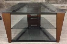 TRAPEZOIDAL TEMPERED GLASS COFFEE TABLE