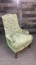AFRICAN PRINT TALL WINGBACK CHAIR