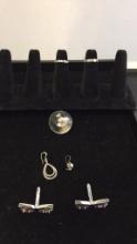 MISC STERLING JEWELRY AND OTHER ITEMS.9G
