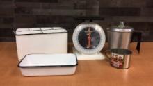 METAL KITCHEN TOOLS: HEALTH O METER SCALE & MORE