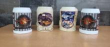 WINSTON CUP & SIGNED RUSTY WALLACE BEER STEINS