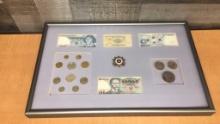 POLISH ZLOTY BANKNOTES, COINS, & USSR MEDAL