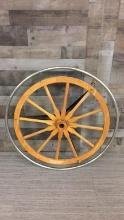 VINTAGE REINFORCED WAGON WHEEL