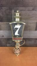 VTG SEAGRAM'S 7 CROWN CARRIAGE LANTERN BAR LIGHT