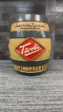 TIVOLI BEER BARREL COIN BANK     DENVER, COLRADO