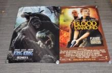 KING KONG & BLOOD DIAMOND MOVIE POSTERS