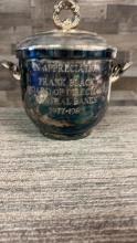 ONEIDA "CASTLE COURT" SILVER PLATE ICE BUCKET