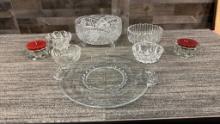 ETCHED CRYSTAL AND GLASS CENTERPIECES & MORE