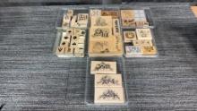RUBBER CRAFTING INK STAMPS
