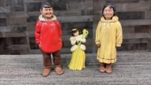 ESKIO/ INUIT FIGURINES & SHEPHERD FIGURINES