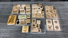 RUBBER CRAFTING INK STAMPS