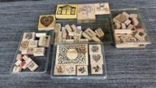 RUBBER CRAFTING INK STAMPS