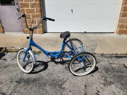 Vintage Schwinn Foldable Tricycle w/ Basket