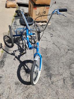 Vintage Schwinn Foldable Tricycle w/ Basket