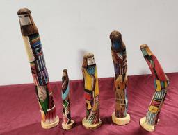 Lot of 5 Arizona Hopi Kachina Figures