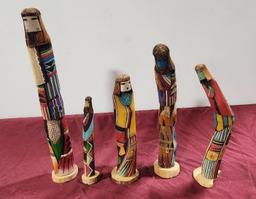 Lot of 5 Arizona Hopi Kachina Figures