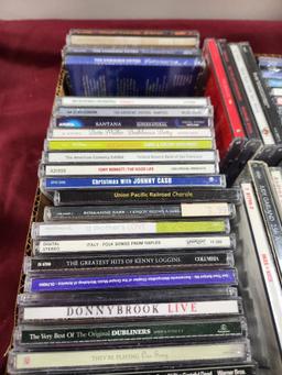Box of Music CD's, Rock 'n Roll, Country, Classic Rock, Alternative, See Images for Titles