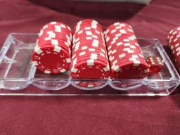 Brand New Pit Boss 11.5 Gram Casino Grade Poker Chips, Red, Green, Black