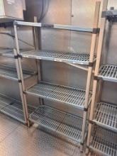 Metro Max Adjustable Commercial Shelving Unit, 40in x 18in x Cut Down Shortened Uprights, See Images