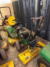 John Deere Riding Lawn Tractor, Model 325 w/ Snow Blade, No Hood