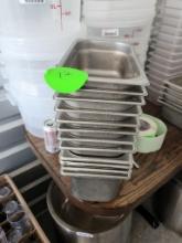 12 Qty. - 1/3 Size Steam Pans, No Lids