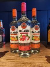 3 Bottles - Bacardi Dragonberry & Mango Chile Rum 1L